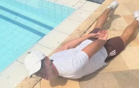 Momento em que Policias Federais capturam Adilsinho.