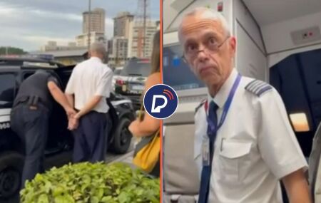 Piloto preso em S&atilde;o Paulo. 