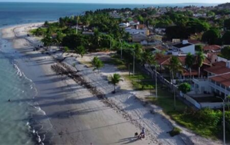 Praia de Ponta de Pedras. 