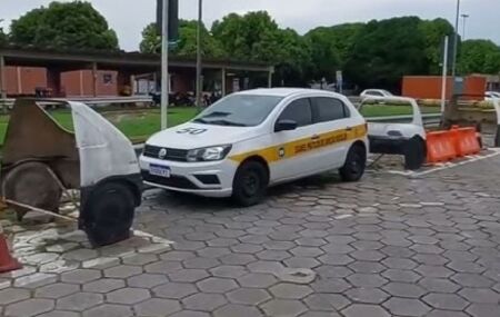 Prova da baliza do Detran.