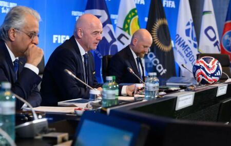 Reuni&atilde;o da Fifa. 