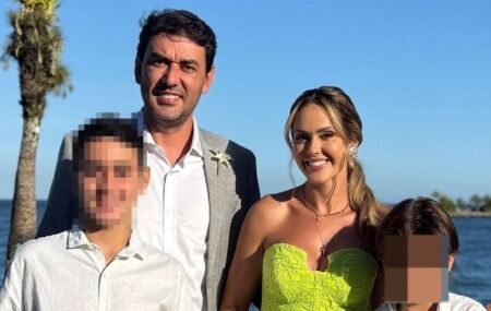 Sarah Tinoco Ara&uacute;jo, Thales Machado e filhos.