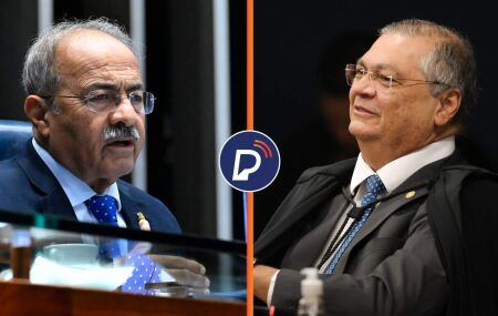 Senador Chico Rodrigues e ministro do STF, Fl&aacute;vio Dino.