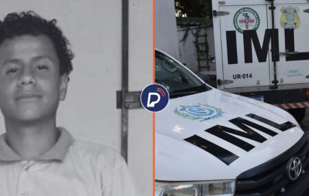 Adolescente de 14 anos que foi morto em tiroteio e viaturas do IML.