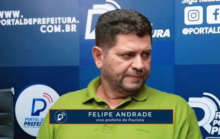 Vice prefeito de Paulista, Felipe Andrade.