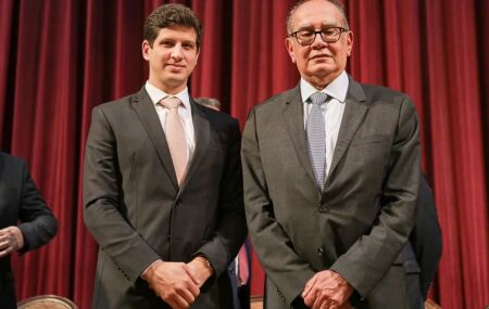 Prefeito do Recife com Ministro do STF GIlmar Mendes 