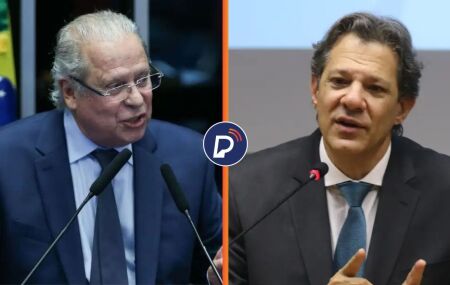 Ex-Ministro Jose Dirceu e Fernando Haddad atual Ministro da Fazenda.