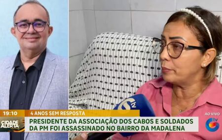 Entrevista concedida ao programa Cidade Alerta, da TV Guararapes
