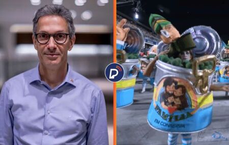 "Levarei esse crime para a Justi&ccedil;a", diz Zema sobre escola de Samba que satirizou evang&eacute;licos