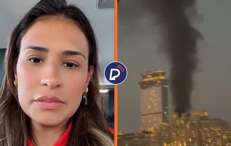 Simone Mendes afirma que hotel em que estava em Dubai foi atingido por ataques do Ir&atilde;.