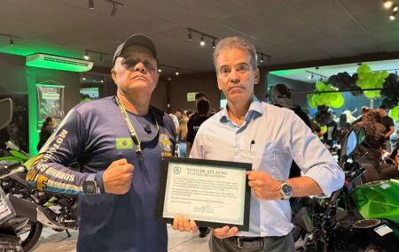 Motociclismo recebe homenagem da Alepe por iniciativa de Coronel Alberto Feitosa. 