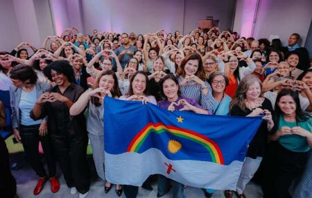 Raquel Lyra no Curso de Qualifica&ccedil;&atilde;o em Pol&iacute;ticas P&uacute;blicas para as Mulheres.