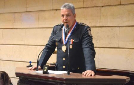 Secret&aacute;rio de Pol&iacute;cia Militar do RJ, coronel Marcelo de Menezes Nogueira.