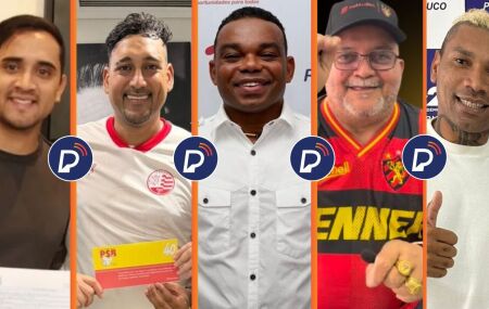 Everton Felipe, Caio Chuva, Carlinhos Bala, Marcone Chaveiro e Fl&aacute;vio Ca&ccedil;a-Rato.