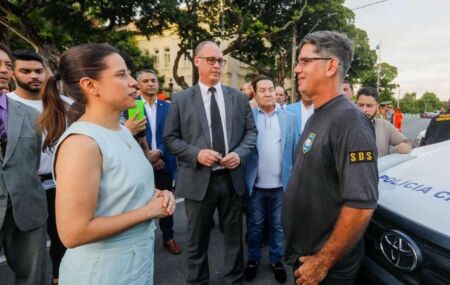 Raquel Lyra comanda aula inaugural de forma&ccedil;&atilde;o dos aprovados na Pol&iacute;cia Cient&iacute;fica.