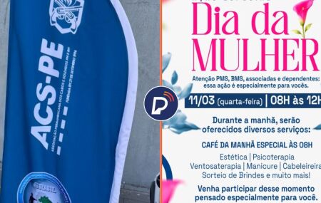 ACSPE promove a&ccedil;&atilde;o em homenagem ao Dia da Mulher. 