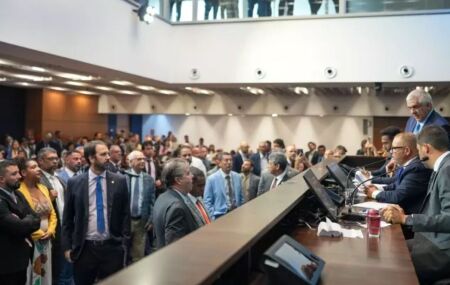 Plen&aacute;rio na Assembleia Legislativa do Rio de Janeiro (Alerj).