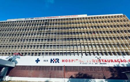 Hospital da Restaura&ccedil;&atilde;o (HR), no Recife, para onde beb&ecirc; de 40 dias foi transferida.