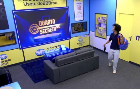 Breno no quarto secreto do BBB 26.