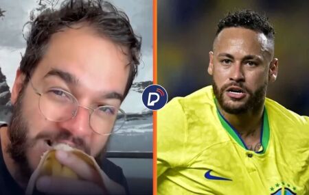 Deputado T&uacute;lio Gadelha ironiza n&atilde;o convoca&ccedil;&atilde;o de Neymar comendo banana e internautas apontam racismo