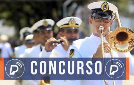 Concurso da Marinha para m&uacute;sicos. 