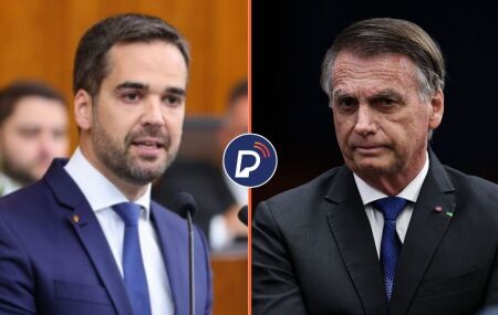 Eduardo Leite e Bolsonaro. 