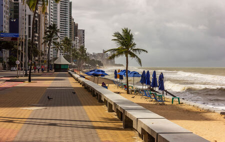 Recife na temporada chuvosa