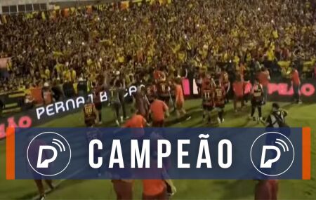 Sport &eacute; campe&atilde;o do Pernambucano.