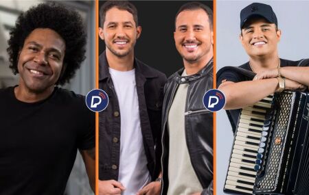 Thales Roberto, Tarc&iacute;sio do Acordeon e Iguinho e Lulinha.