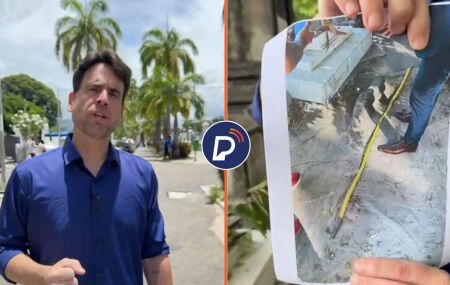 Eduardo Moura realiza fiscaliza&ccedil;&atilde;o. 