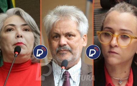 Liana Cirne, Osmar Ricardo e Kari Santos.