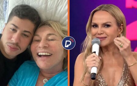 M&atilde;e de Eliana est&aacute; com novo namorado.