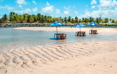 Praia de Maraca&iacute;pe 