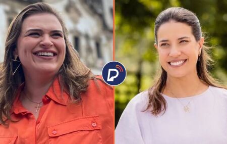 Mar&iacute;lia Arraes e Raquel Lyra. 