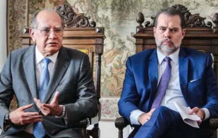 Ministros Gilmar Mendes e Dias Toffoli, do STF.