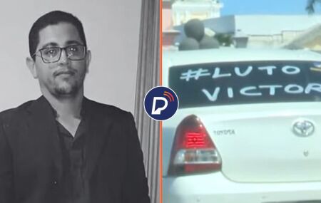 Victor Dantolli, motorista por aplicativo morto e carro durante protesto no Recife.