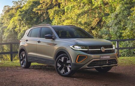 Volkswagen T-Cross lidera o ranking dos SUVs mais vendidos no Brasil em fevereiro de 2026.