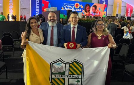 Selo Ouro do Compromisso Nacional Crian&ccedil;a Alfabetizada. 