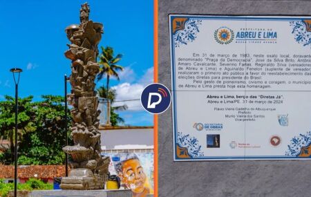 Pra&ccedil;a da democracia.