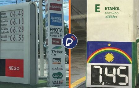 Pre&ccedil;o da gasolina na Para&iacute;ba e Pernambuco