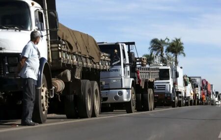 Protesto de Caminhoneiros.