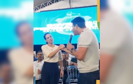 Raquel Lyra e Carlos Veras.