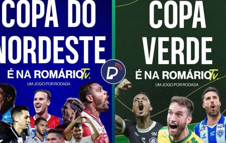 Rom&aacute;rio TV vai transmitir um jogo por rodada do Nordest&atilde;o e Copa Verde.