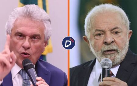 Ronaldo Caiado e Lula.