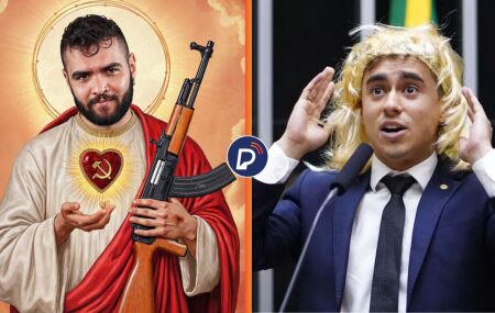 Humorista comunista sugere "desligar" Nikolas Ferreira e acaba indiciado Pol&iacute;cia Legislativa Federal
