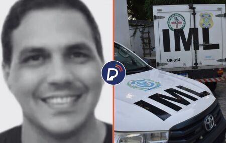 Socorrista Arlan Monteiro da Silva, de 39 anos, v&iacute;tima fatal de acidente e viaturas do IML.