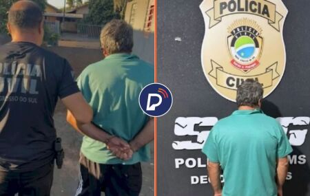 Homem sendo preso ap&oacute;s estuprar jovem de 18 anos dentro de casa.