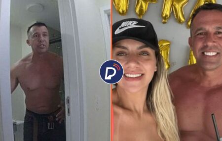 Tenente-coronel que foi preso suspeito de matar esposa PM no apartamento.