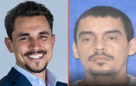 Vereador Salvino Oliveira Barbosa, preso pela pol&iacute;cia e "Doca", maior l&iacute;der do Comando Vermelho.