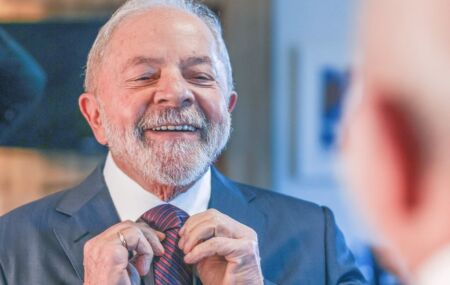 Lula no dia da posse 